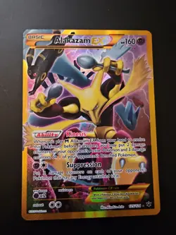 Alakazam EX (Secret, #125/124) - Holofoil XY - Fates Collide LP Pokemon - Image 1
