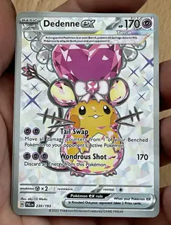 Dedenne EX Scarlet & Violet Paldea Evolved #239/193 Pokemon NM/M - Image 1