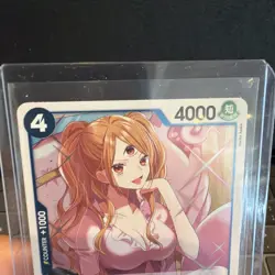 One Piece Charlotte Pudding OP06-047 Wings Captain Rare Foil Character Bandai - Image 2