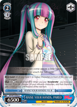 RAISE YOUR HANDS, PAREO BanG Dream! Vol.2 Weiss Schwarz Card #BD/W73-E092 C - Image 1