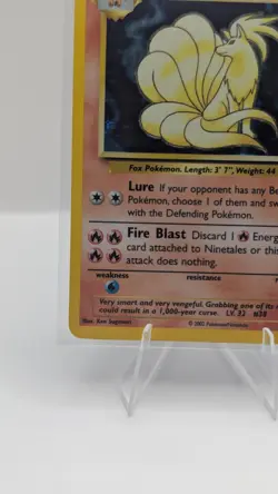 NM (Holo) Pokemon NINETALES Card LEGENDARY COLLECTION Set 17/110 Ultra Rare - Image 5