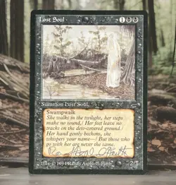 **Lost Soul Signed Randy Asplund-Faith** Legends Magic The Gathering *Very Rare* - Image 1