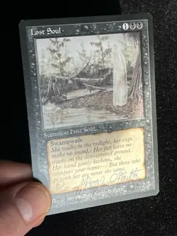 **Lost Soul Signed Randy Asplund-Faith** Legends Magic The Gathering *Very Rare* - Image 5