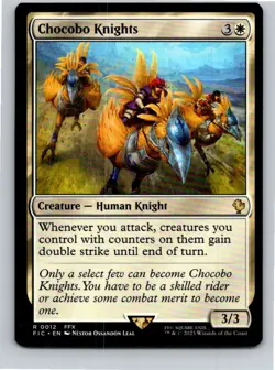 Magic the Gathering Chocobo Knights Final Fantasy Commander MTG Free Shipping! - Image 1