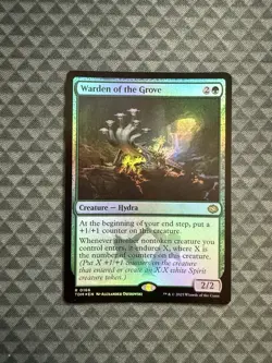 MTG Warren of the Grove #0166 Foil Rare Tarkir: Dragonstorm (TDM) - Image 1