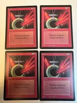 Magic the Gathering MTG Shatter Beta NM Playset (4) (Beta Bob) - Image 1
