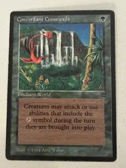 Magic the Gathering MTG Legends Concordant Crossroads MP (Beta Bob) - Image 1