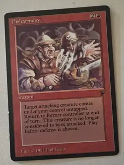 Magic the Gathering MTG Legends Disharmony NM- (Beta Bob) - Image 1