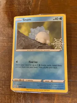 Pokemon TCG Snom 084/264 - Holiday Holo - Snowflake - Near Mint NM - SEALED - Image 1