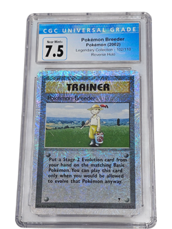 Pokemon Breeder 102/110 Legendary Collection Reverse Holo CGC 7.5 Near Mint+ 714 - Image 1