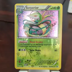 Pokemon Serperior Radiant Collection Holo Uncommon Stage 2 RC3/RC25 HP140 2013 - Image 1