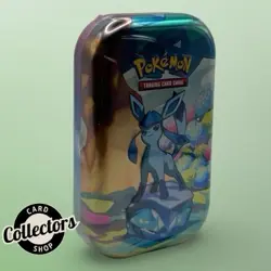 NEW Pokemon Prismatic Evolutions Mini Tin Glaceon Scarlet Violet Factory Sealed - Image 1