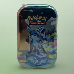 NEW Pokemon Prismatic Evolutions Mini Tin Glaceon Scarlet Violet Factory Sealed - Image 3