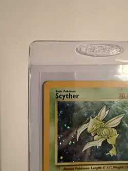 Pokemon Scyther 17/130 Base Set 2 Holo Rare 70 HP English 2000 WOTC - Image 2