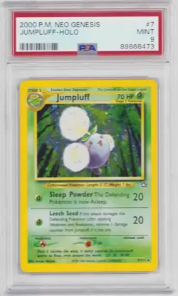 JUMPLUFF POKEMON NEO GENESIS #67307083 / #89868473 PSA GRADED MINT 9 2000 - Image 3