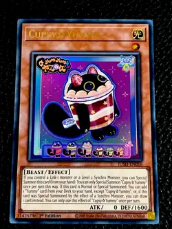 Cups Yummy JUSH-EN016 Yugioh 1st Edition (New) Ultra Rare - Image 1
