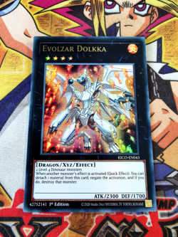 Evolzar Dolkka kico-en043 1st Edition (NM+) Ultra Rare Yu-Gi-Oh! - Image 1