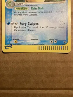 Ludicolo Pokemon Card Black Star Promo 020 Holo LP - Image 4