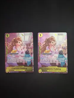 Charlotte Pudding OP03-112 Championship Tournament Promo CS One Piece Card - Image 1