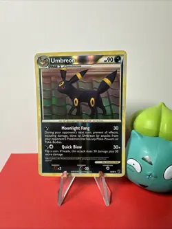 Pokemon TCG Umbreon 10/90 Undaunted Reverse Holo Rare Card MP - Image 1