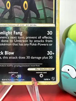 Pokemon TCG Umbreon 10/90 Undaunted Reverse Holo Rare Card MP - Image 4
