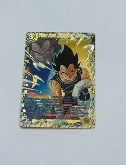 Bandai Dragon Ball Super Card Game You Are Number One SCR Foil Vegeta Goku - Image 1