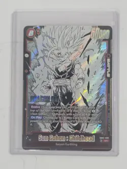 Dragon Ball Z Super Card Game SB02-008 SR Son Gohan: Childhood - Image 1
