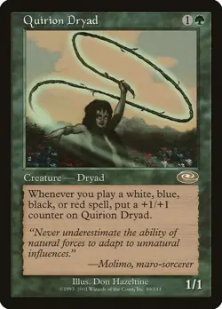 Magic The Gathering MTG QUIRION DRYAD Planeshift NM Near Mint - Image 1