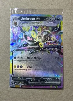 2025 Pokemon Prismatic Evolutions Umbreon Ex Holo Promo Card 060/131 Sealed - Image 1