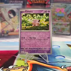 Reverse Holo Clefairy 081/197 Common Obsidian Flames Pokemon TCG - Image 1