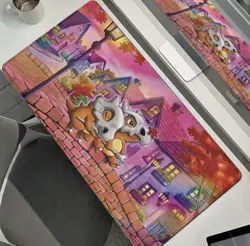 Cubone Pokemon Playmat Gaming Office Room Desk Mat Pad Mousepad 24” - Image 1