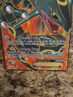Pokemon TCG Rayquaza ex 123/124 (Full Art) Dragons Exalted LP - Image 4