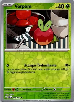 Carte Pokemon Verpom 017/167 Reverse - 2024 - Image 1
