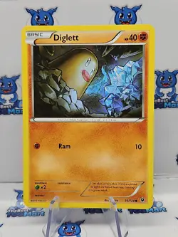 Pokemon Diglett XY Fates Collide 36/124 LP - Image 1