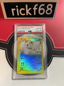 2003 POKEMON SKYRIDGE 7 DEWGONG - REV.FOIL PSA 10 - Image 1