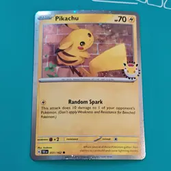 The Pokemon Company Pikachu Promo Holo SV05: Temporal Forces 051/162 English - Image 1