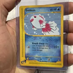 Goldeen 78/147 - Aquapolis Non Holo Pokemon TCG WOTC LP+ Vintage Nintendo Common - Image 2