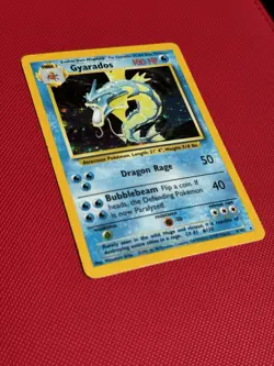 Pokemon TCG Gyarados holographic 6/102 Base Set unlimited LP WOTC rare - Image 3