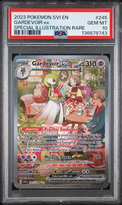Pokemon Scarlet & Violet Gardevoir ex 245 PSA 10 - Image 1