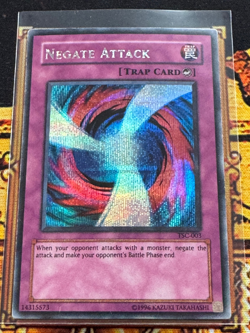 Secret Rare Negate Attack TSC-003 Yu-Gi-Oh! Video Game Promotional Cards LP - Image 1
