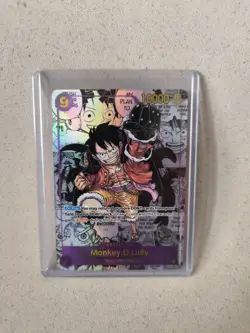 One Piece TCG - Monkey D. Luffy OP09-119 SEC Manga Rare - INGLESE - Image 1