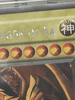 YuGiOh PG 8 Graded Winged Dragon of Ra GBI-003 SECRET Rare Egyptian God Card - Image 3