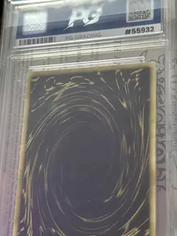 YuGiOh PG 8 Graded Winged Dragon of Ra GBI-003 SECRET Rare Egyptian God Card - Image 5