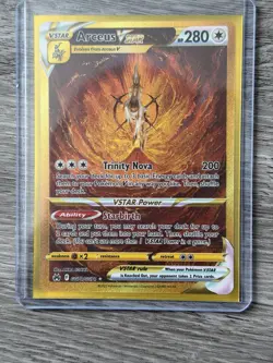 Arceus VSTAR GG70/GG70 Pokemon TCG Crown Zenith Holo Card Secret Rare Gold - Image 1
