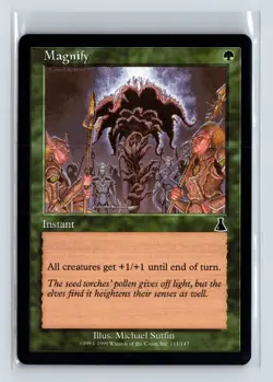 (3x) MAGNIFY – MTG Magic the Gathering Card – Urza's Destiny – Common - Image 1