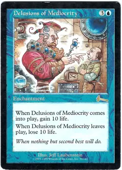 (2X) Delusions of Mediocrity Urza's Legacy Rare – MTG Magic the Gathering Card - Image 2