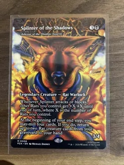 Splinter of the Shadows - Ashcoat of the Shadow Swarm (Borderless Regular - Image 1