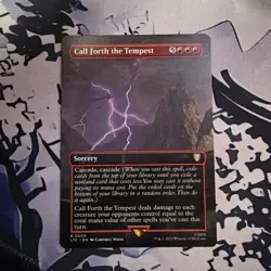 Call Forth the Tempest (Borderless) Commander: the Lord of the Rings: Tales... - Image 1