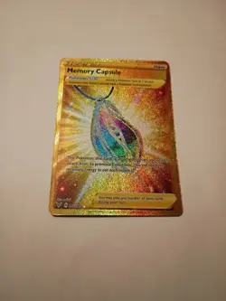 Memory Capsule 202/185 Gold Secret Rare Pokemon Vivid Voltage NM - Image 1