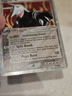 Aggron EX 89/100 Crystal Guardians Holo LP Pokemon TCG 2006 - Image 3